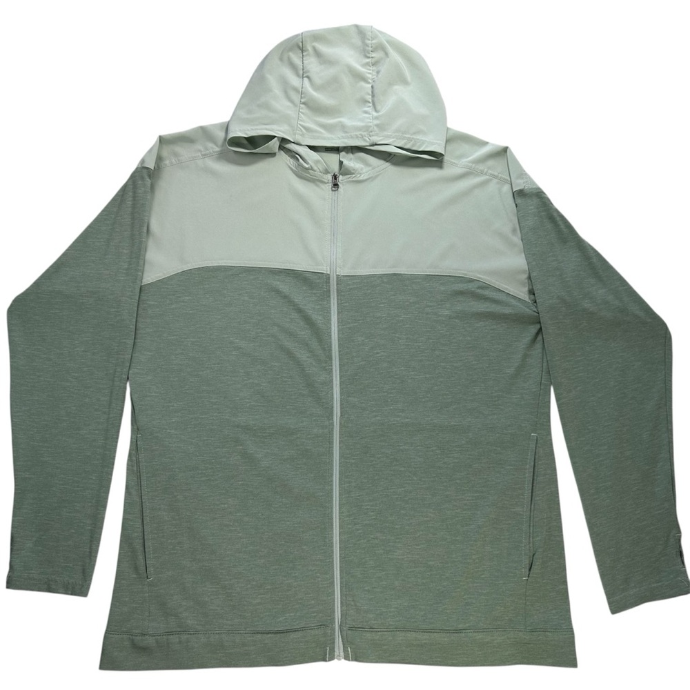 Columbia Front Zip Hooded Windbreaker Size Large Men's
